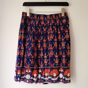 🍓NWT Anthropologie Beaded Flower Skirt 🍓